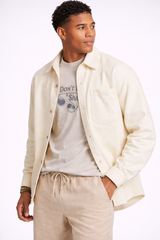 Cotton Curved-Hem Shirt