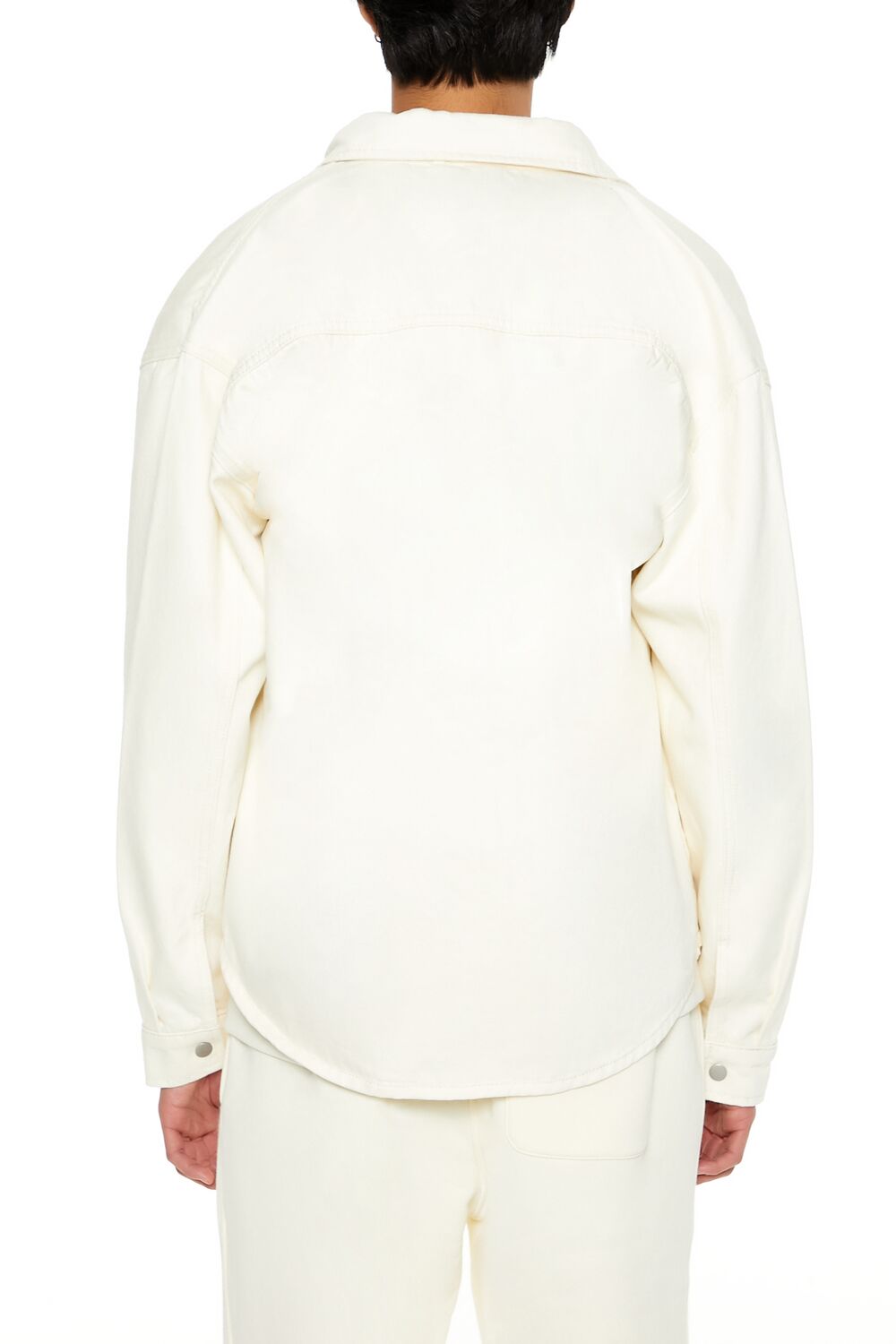 Cotton Curved-Hem Shirt