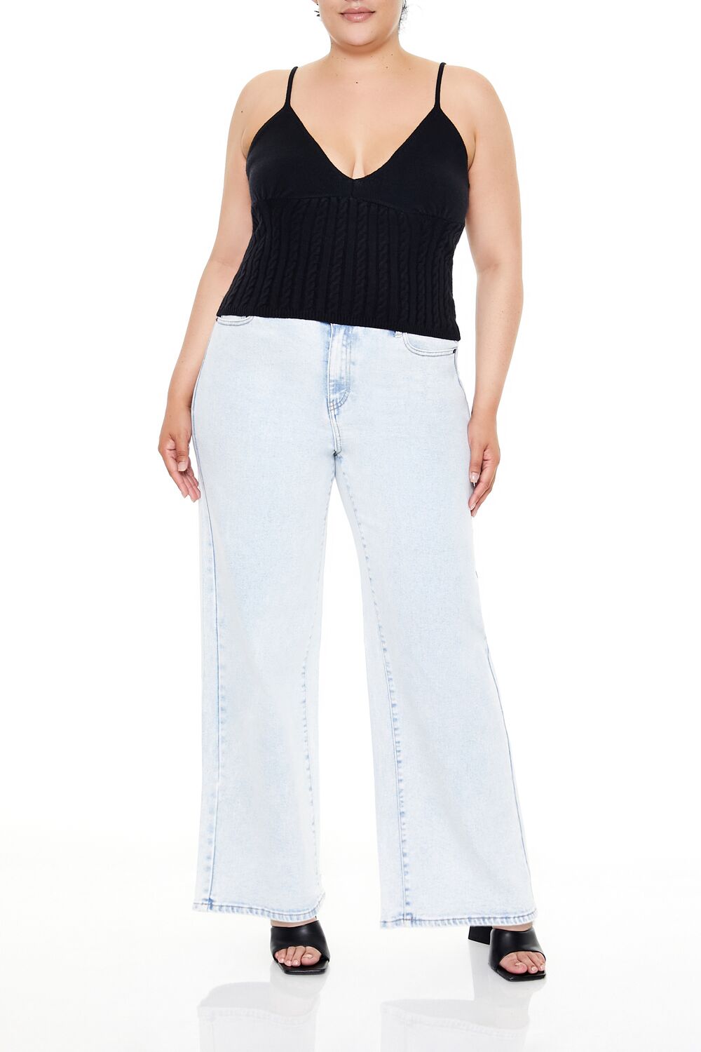 Plus Size Sweater-Knit Cami
