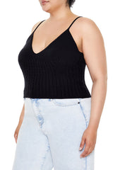 Plus Size Sweater-Knit Cami