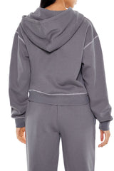 Skeleton Graphic Zip-Up Hoodie