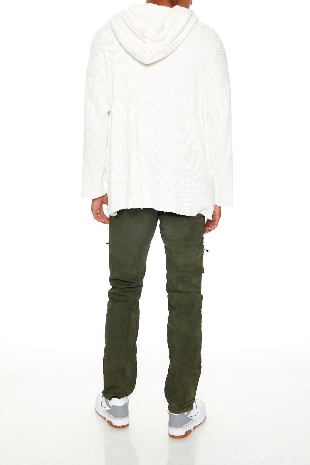 Slim-Fit Mid-Rise Cargo Jeans