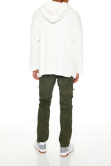 Slim-Fit Mid-Rise Cargo Jeans