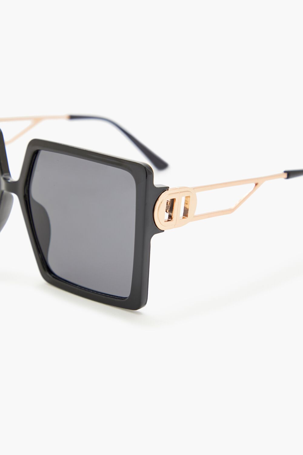 Square Frame Cutout Sunglasses