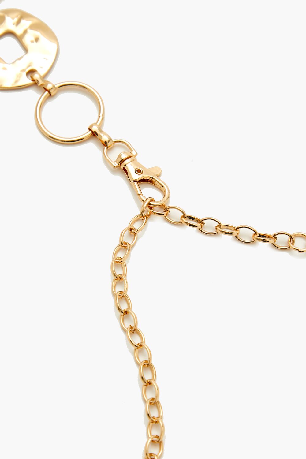 Hammered Rolo Chain Belt