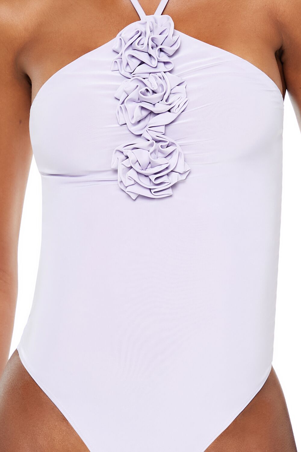 Rosette Halter Bodysuit