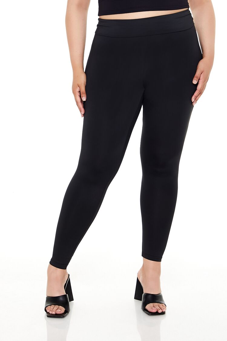 Plus Size Foldover Leggings