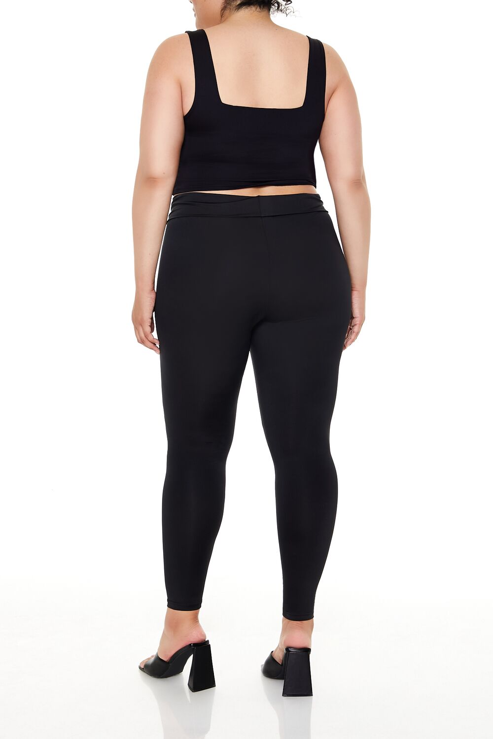 Plus Size Foldover Leggings