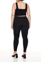 Plus Size Foldover Leggings