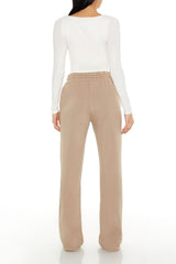 Drawstring Fleece Sweatpants