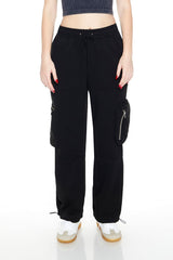 Fleece Toggle Cargo Sweatpants