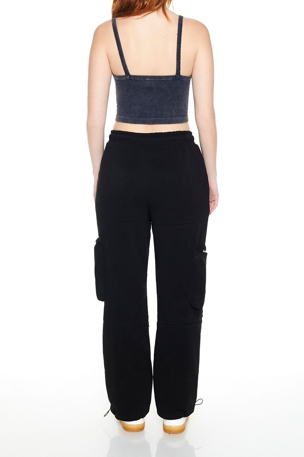 Fleece Toggle Cargo Sweatpants