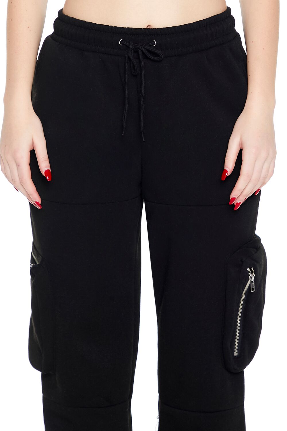 Fleece Toggle Cargo Sweatpants