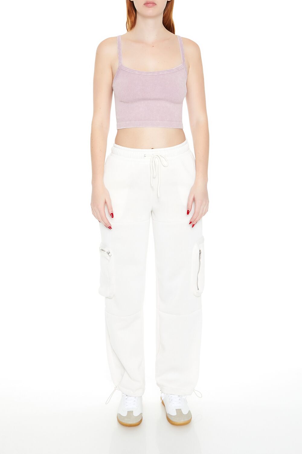 Fleece Toggle Cargo Sweatpants