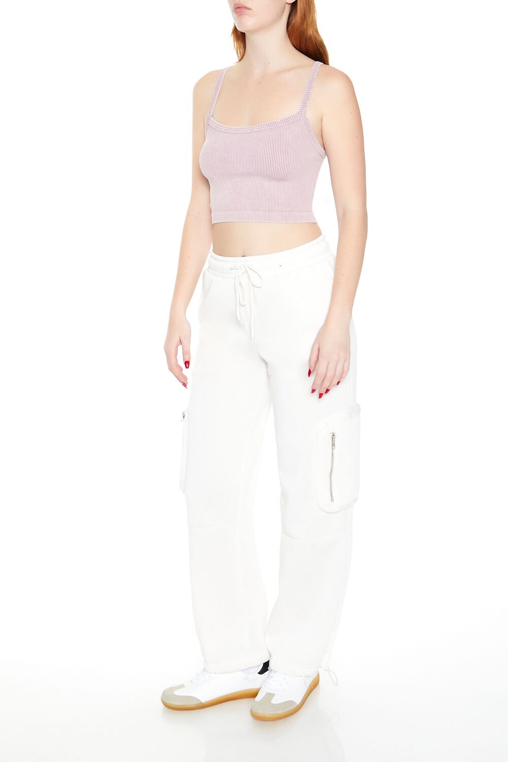 Fleece Toggle Cargo Sweatpants