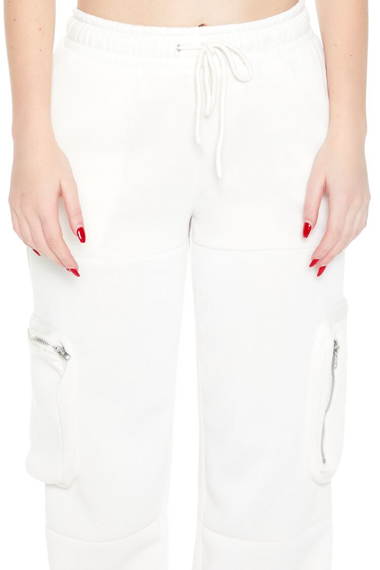 Fleece Toggle Cargo Sweatpants