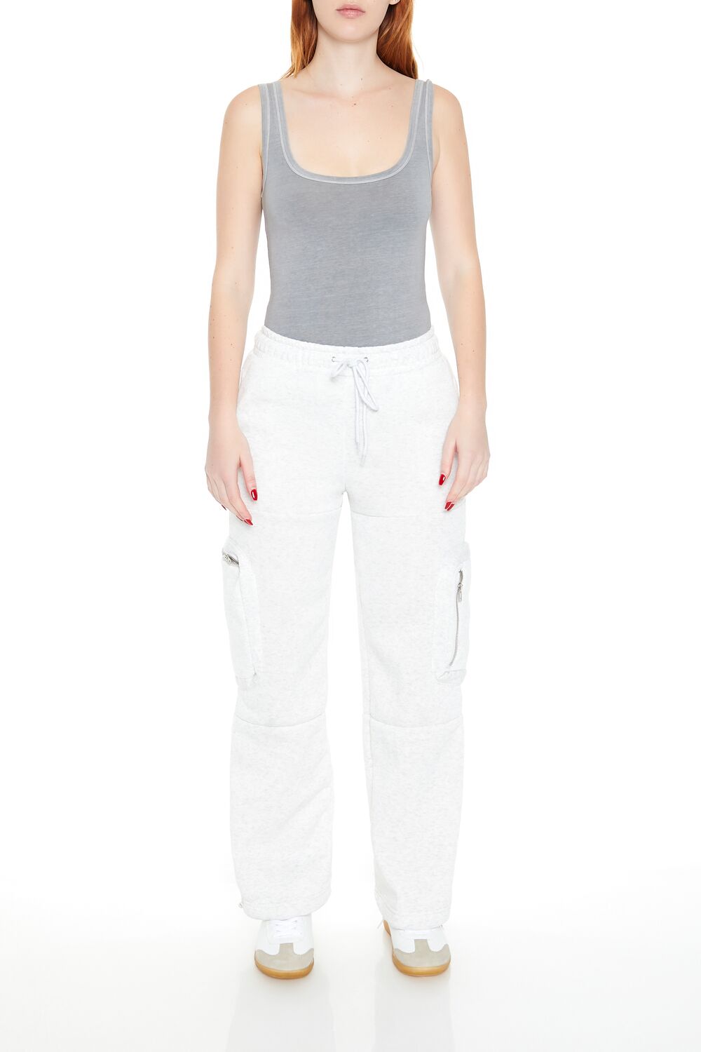 Fleece Toggle Cargo Sweatpants