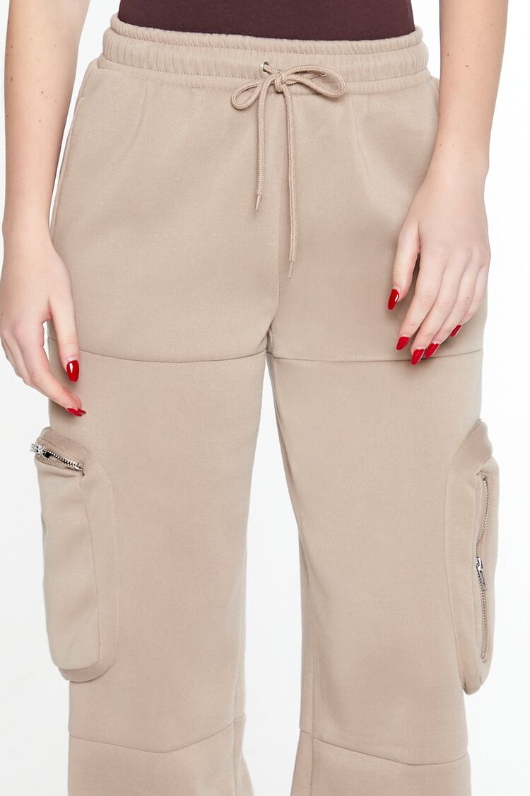 Fleece Toggle Cargo Sweatpants