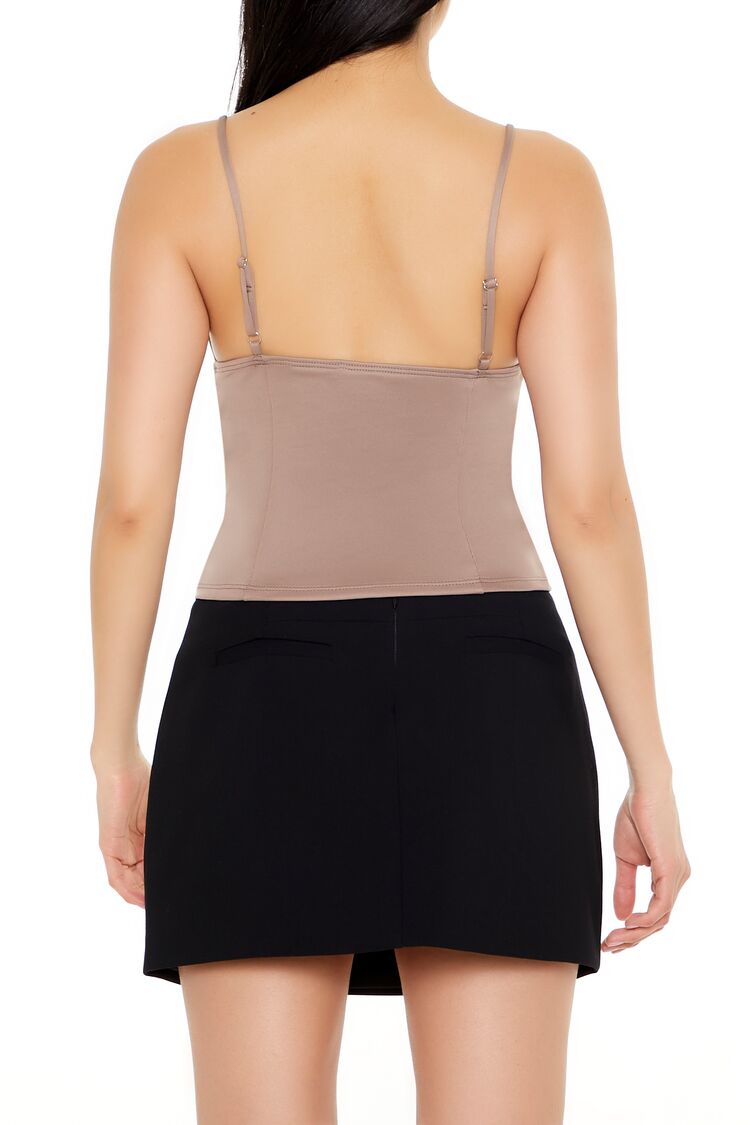 Cropped Buckle-Strap Cami