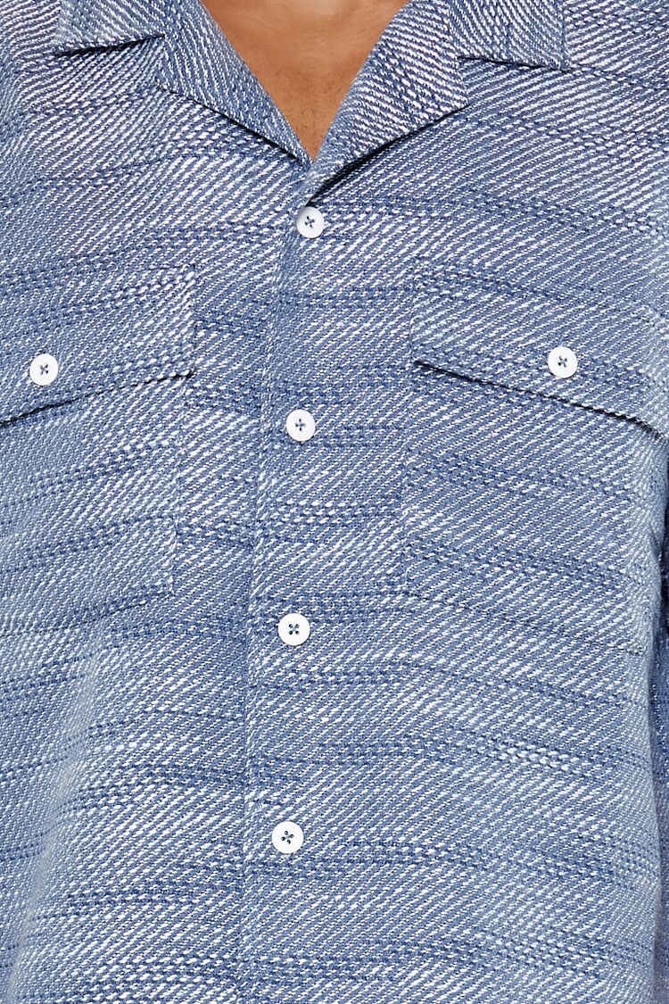 Textured Cuban Collar Shirt