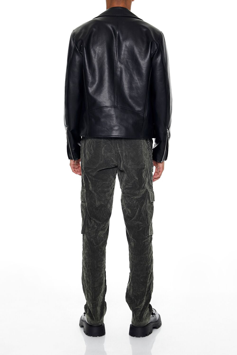 Velvet Wallet Chain Cargo Pants