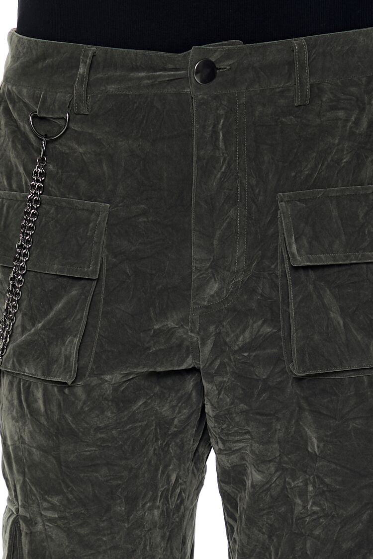 Velvet Wallet Chain Cargo Pants