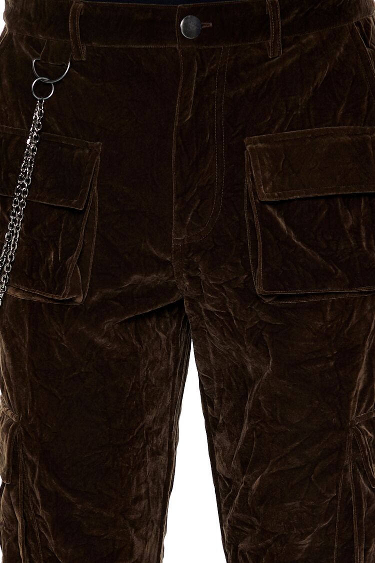 Velvet Wallet Chain Cargo Pants