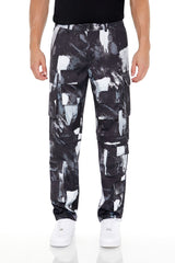 Brushed Colorblock Slim-Fit Pants