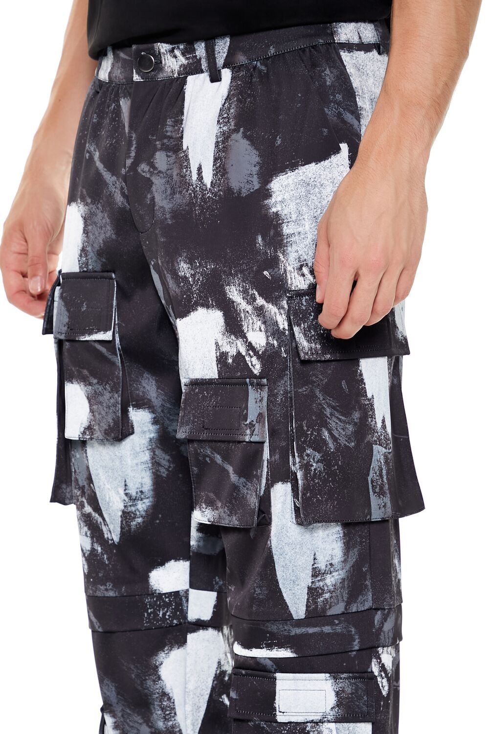 Brushed Colorblock Slim-Fit Pants