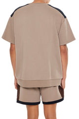 French Terry Colorblock Tee