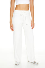 Sweater-Knit Drawstring Pants