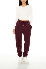 Drawstring Fleece Joggers