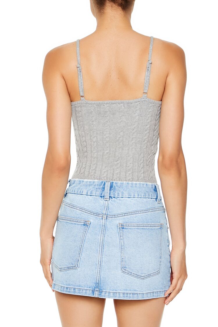 Cropped Sweater-Knit Cami