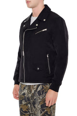 Studded Notched Moto Jacket