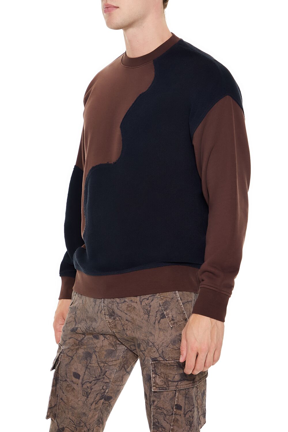 Colorblock Pullover Sweatshirt