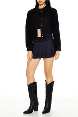 Cropped Bomber Jacket