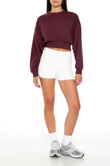 Fleece Cropped Pullover