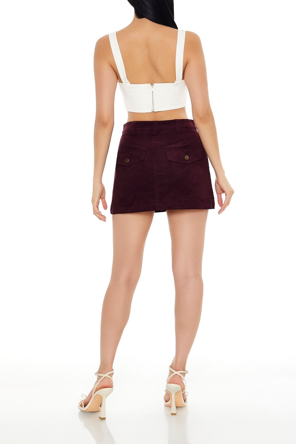 Corduroy Mini Skirt