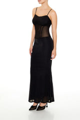 Glitter Knit Mermaid Maxi Skirt