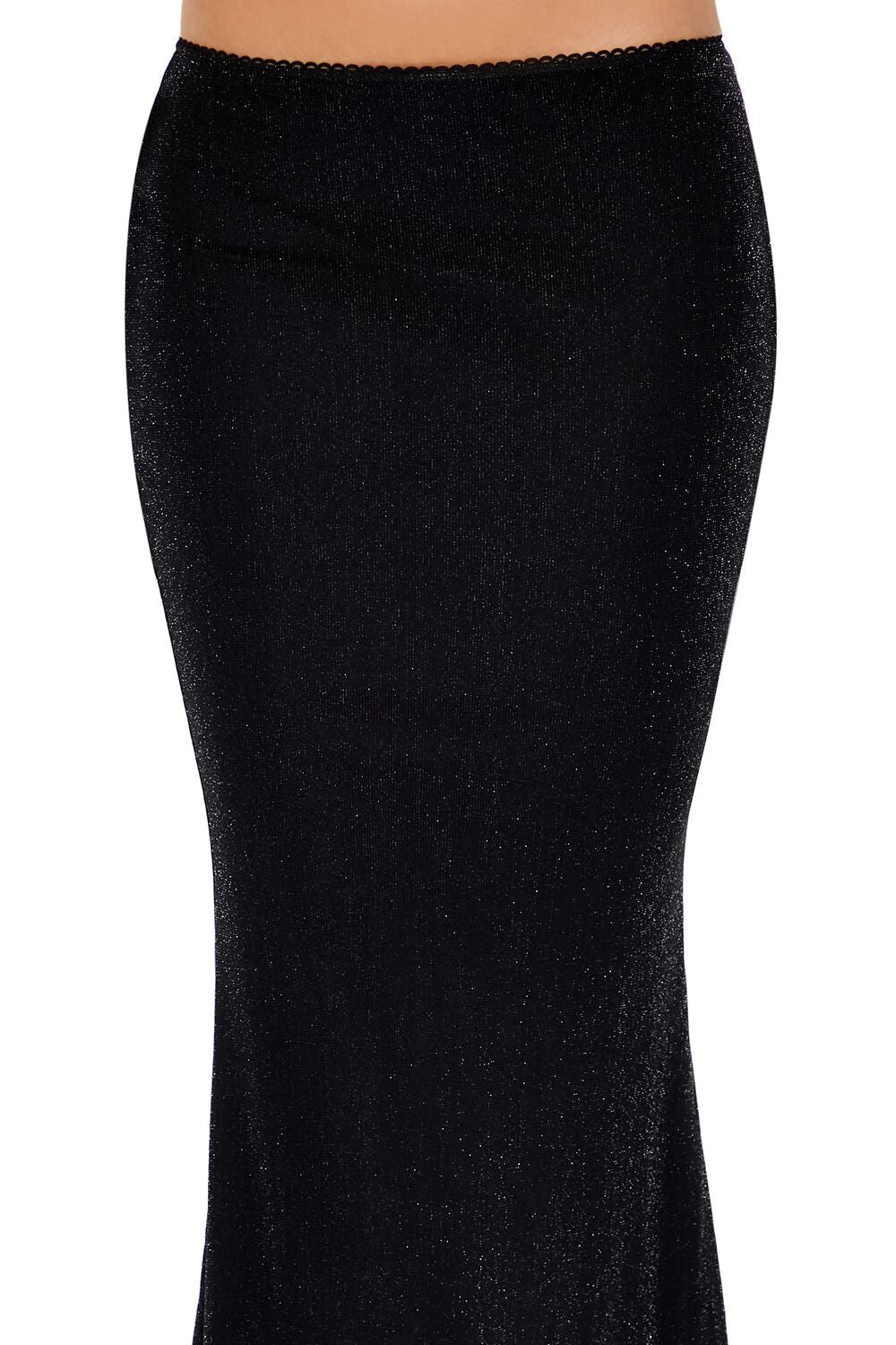 Glitter Knit Mermaid Maxi Skirt