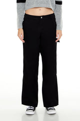 Poplin Low-Rise Pants