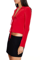 Tie-Front Crop Top