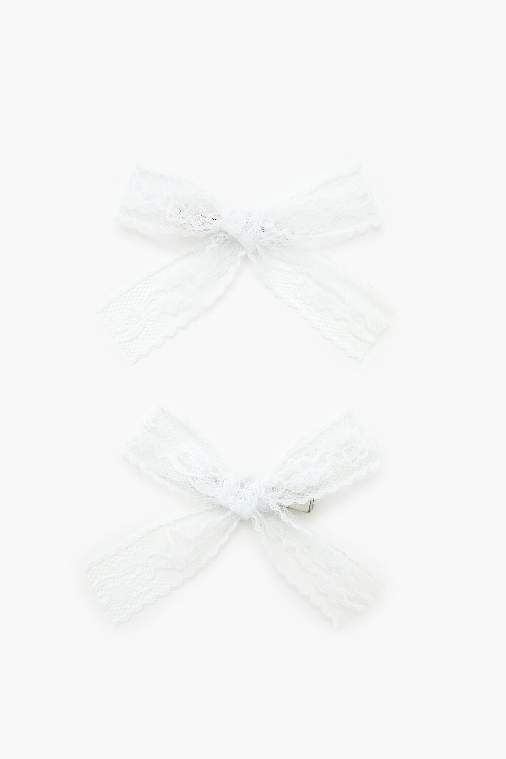 Lace Bow Hair Clip Set