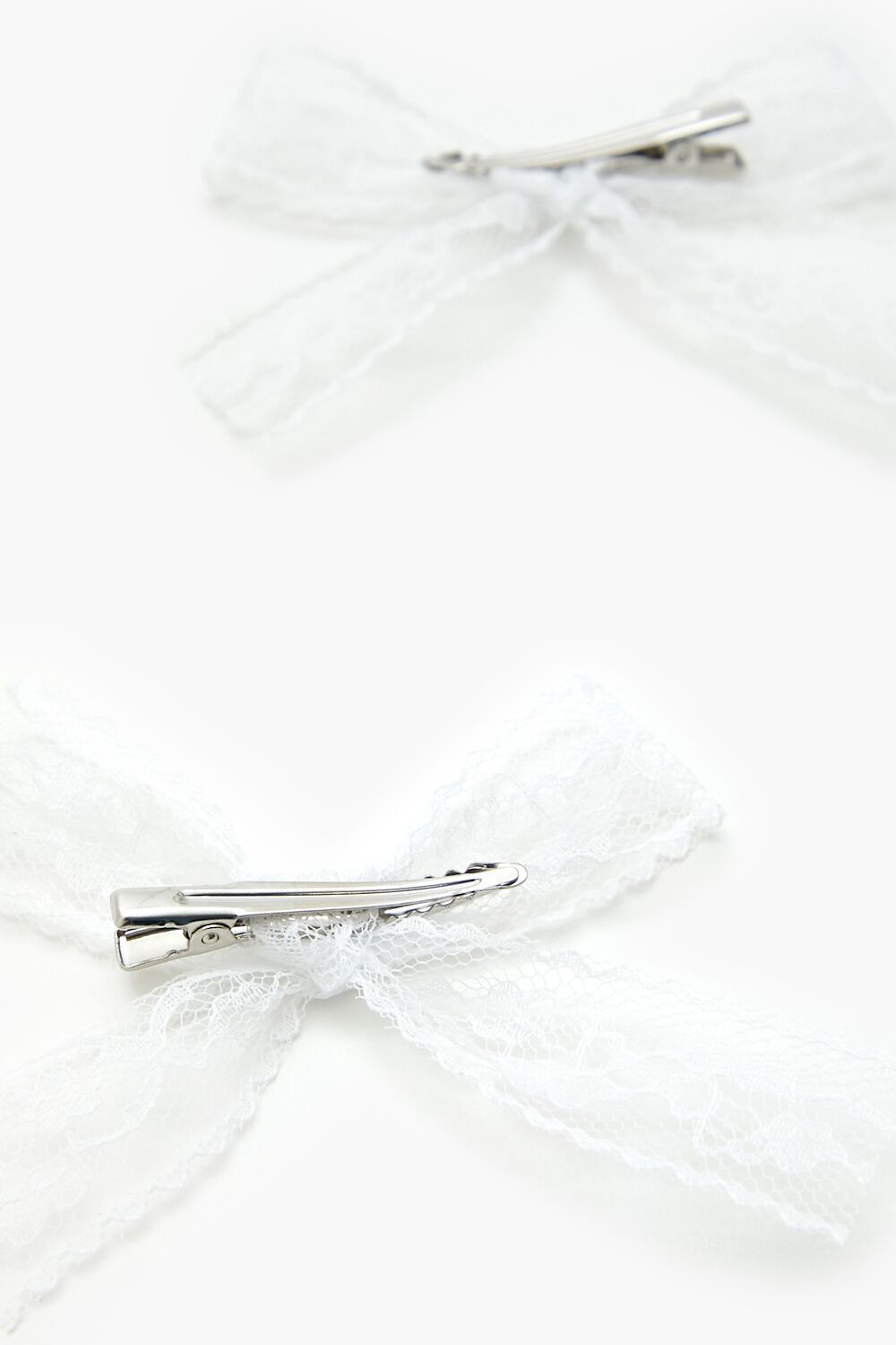 Lace Bow Hair Clip Set