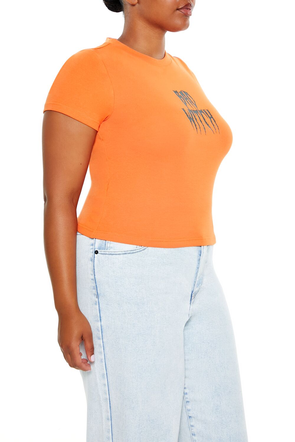 Plus Size Bad Witch Graphic Tee