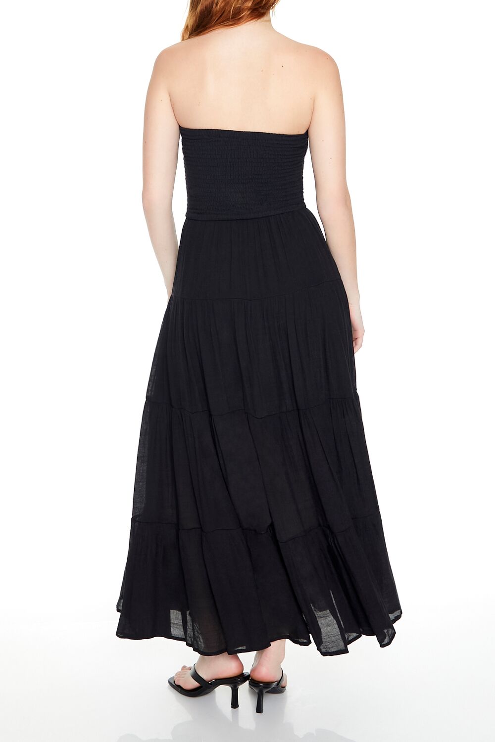 Tiered Strapless Maxi Dress