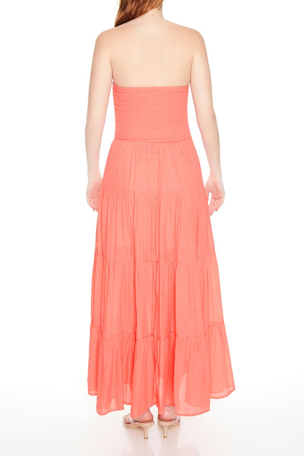 Tiered Strapless Maxi Dress