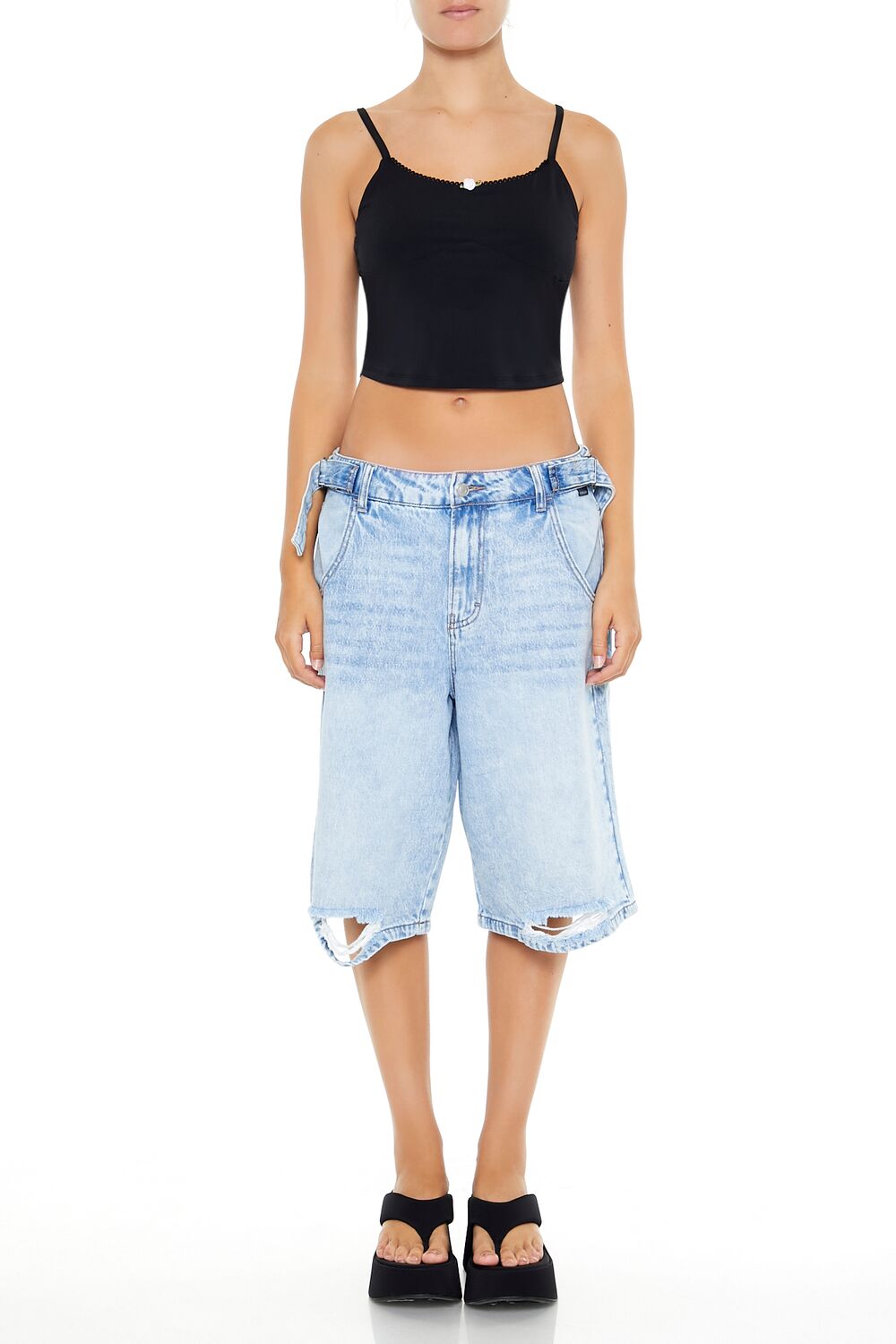 Rosette Cropped Cami