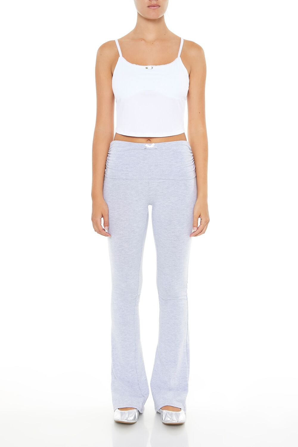 Rosette Cropped Cami