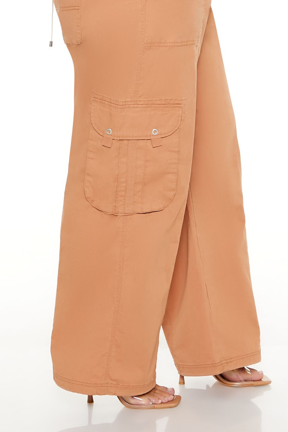 Plus Size Mid-Rise Cargo Pants